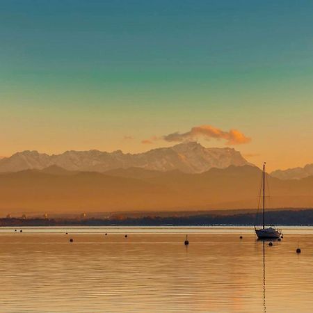Charmante Ferienwohnung Mit Balkon Im 5-Seen-Land Hechendorf am Pilsensee ภายนอก รูปภาพ