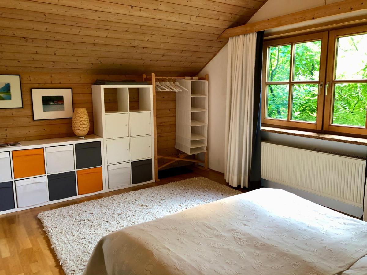 Charmante Ferienwohnung Mit Balkon Im 5-Seen-Land Hechendorf am Pilsensee ภายนอก รูปภาพ