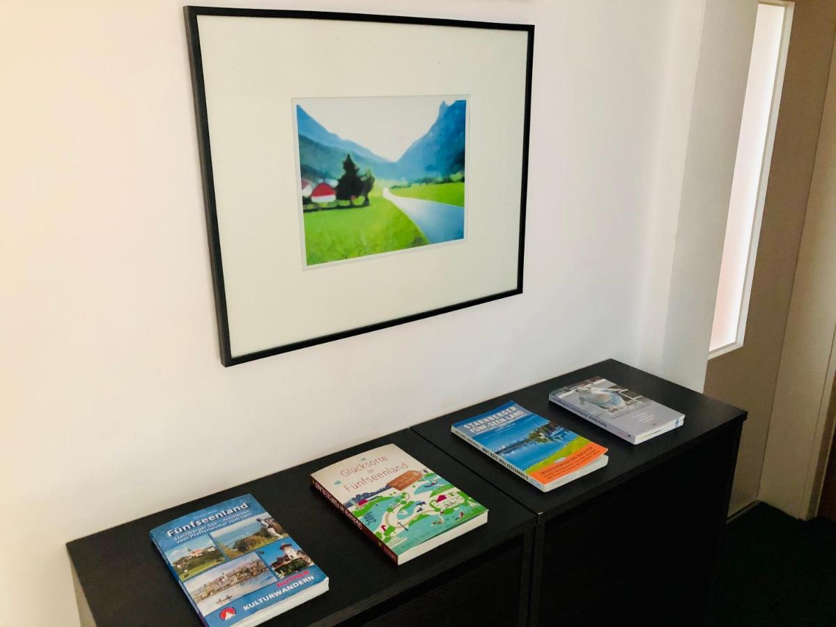 Charmante Ferienwohnung Mit Balkon Im 5-Seen-Land Hechendorf am Pilsensee ภายนอก รูปภาพ